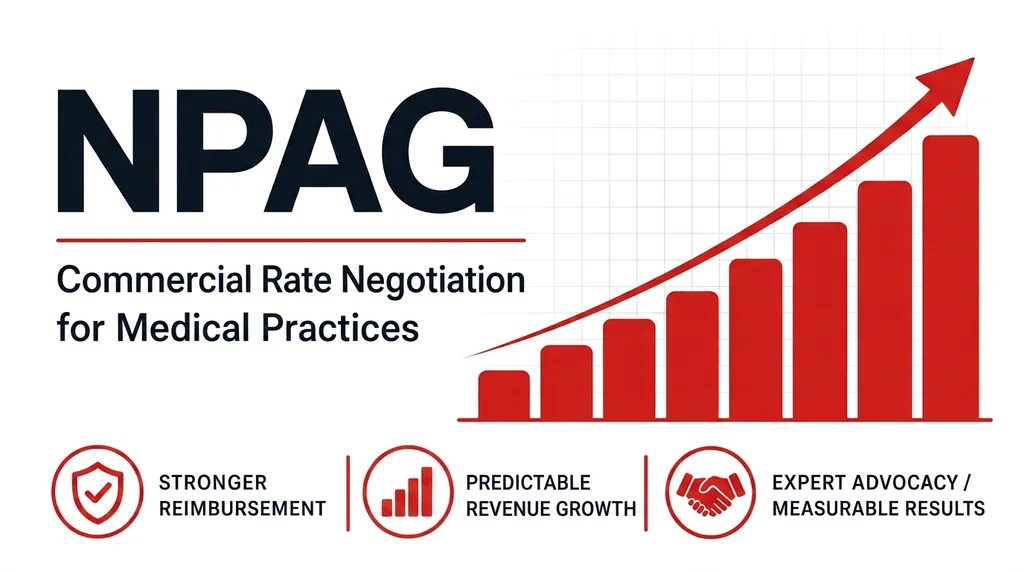 NPAG — Commercial Rate Negotiation for Medical Practices: stronger reimbursement, financial performance, expert advocacy